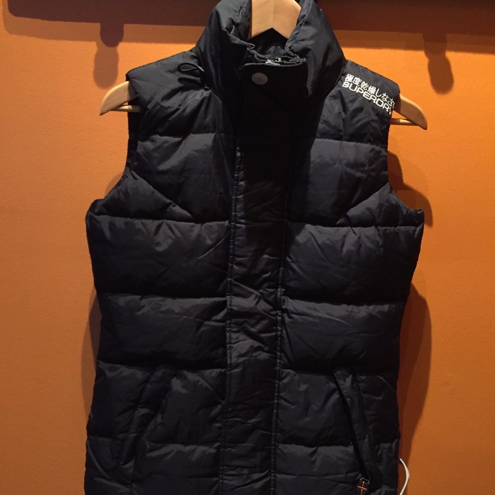 Superdry Women's Black Vest, Small